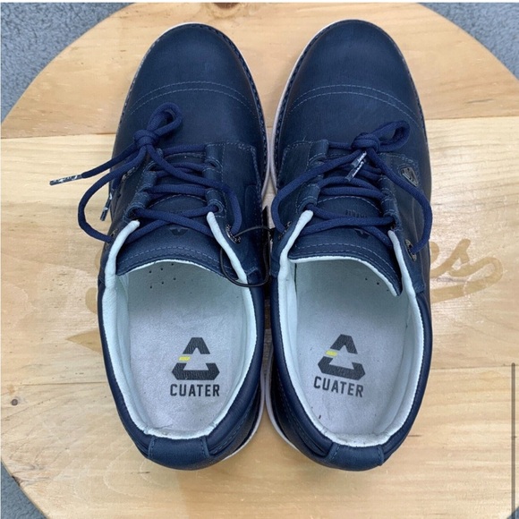 Cuater The Legend Travis Mathew Mens Size 11 Golf Shoes Blue Navy Leather NEW - Picture 6 of 9